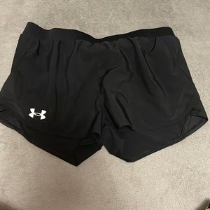 Girls black athletic shorts